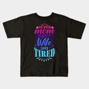 The Ultimate Mom | Red to Blue Version Kids T-Shirt
